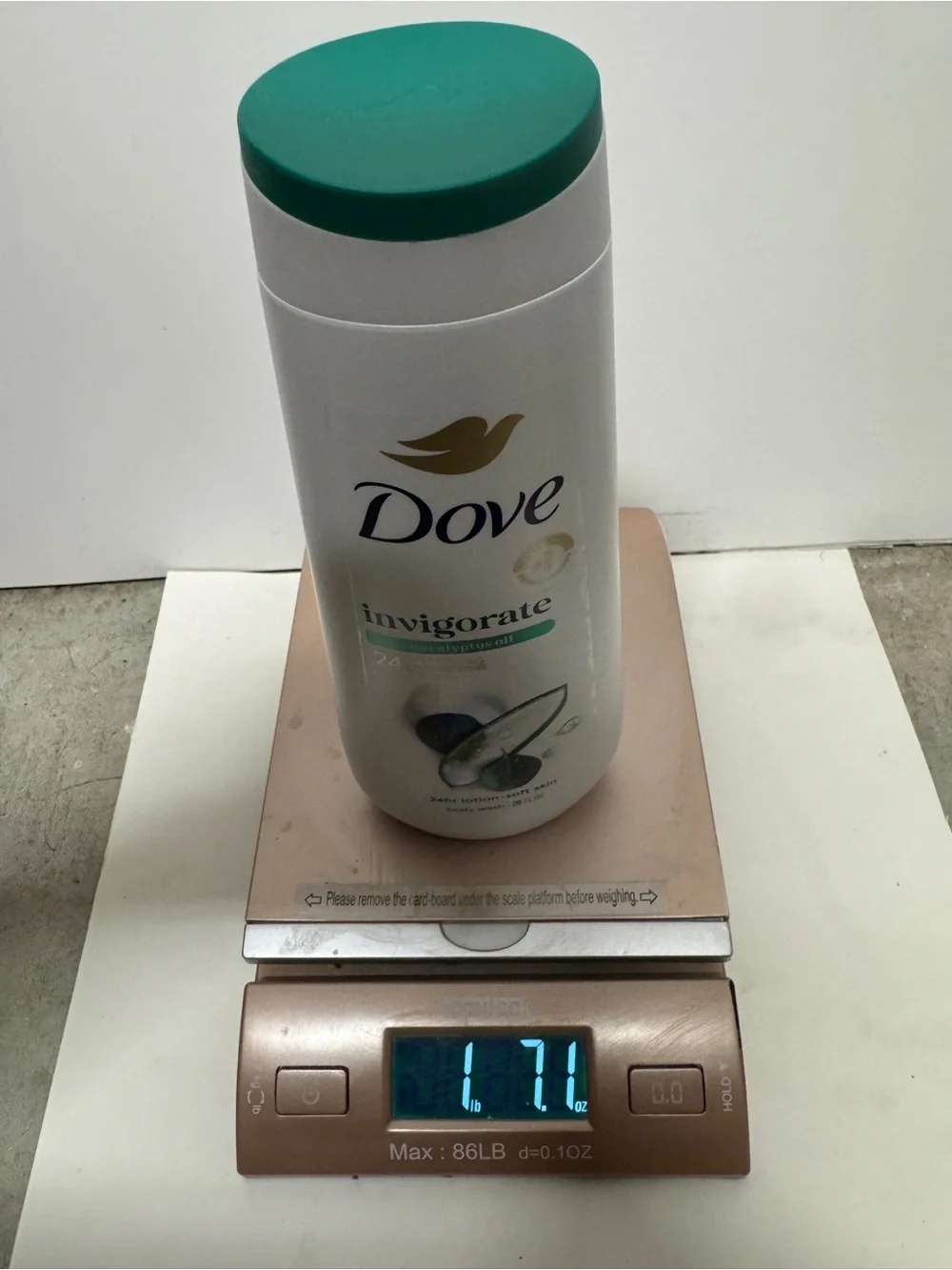 Dove Invigorating Aloe Eucalyptus Oil 24Hr Lotion Body Wash 20 OZ